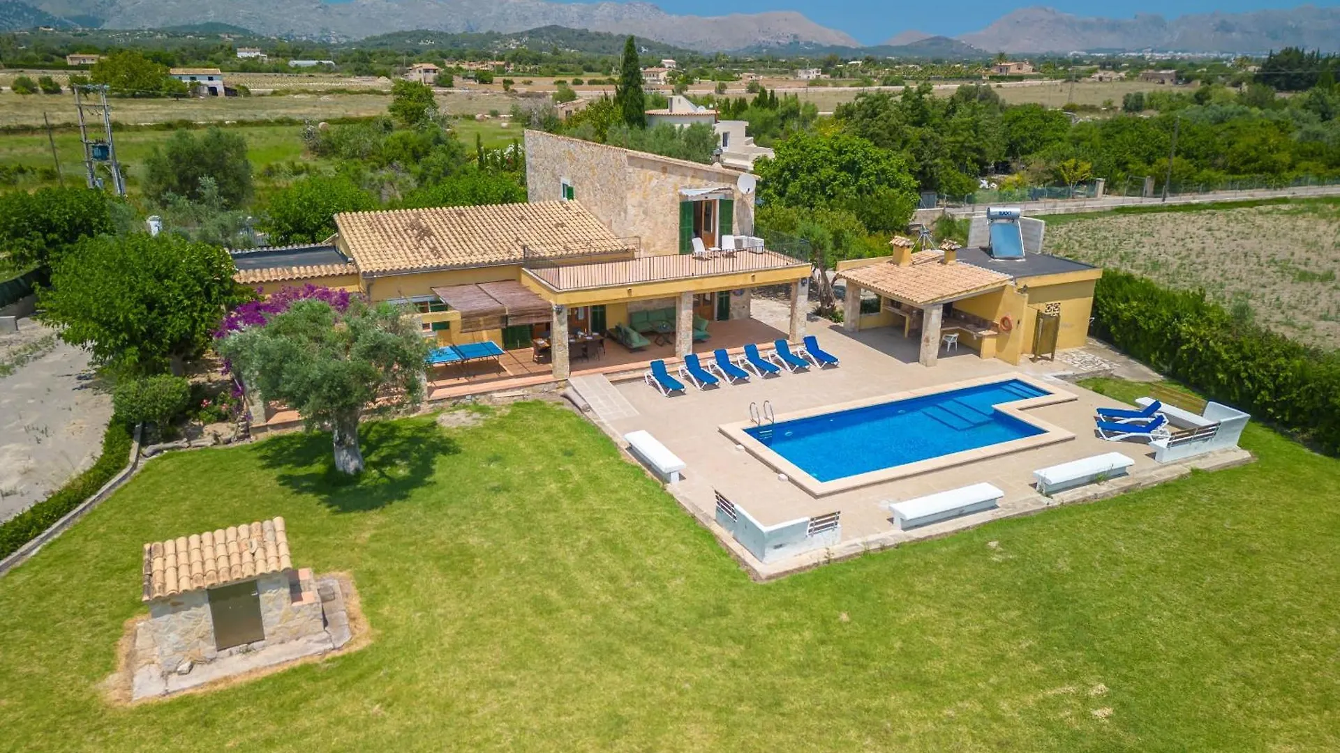 Villa Can Patriarca, For 8 With Pool, Garden And Mountain Views Alcúdia Spanje