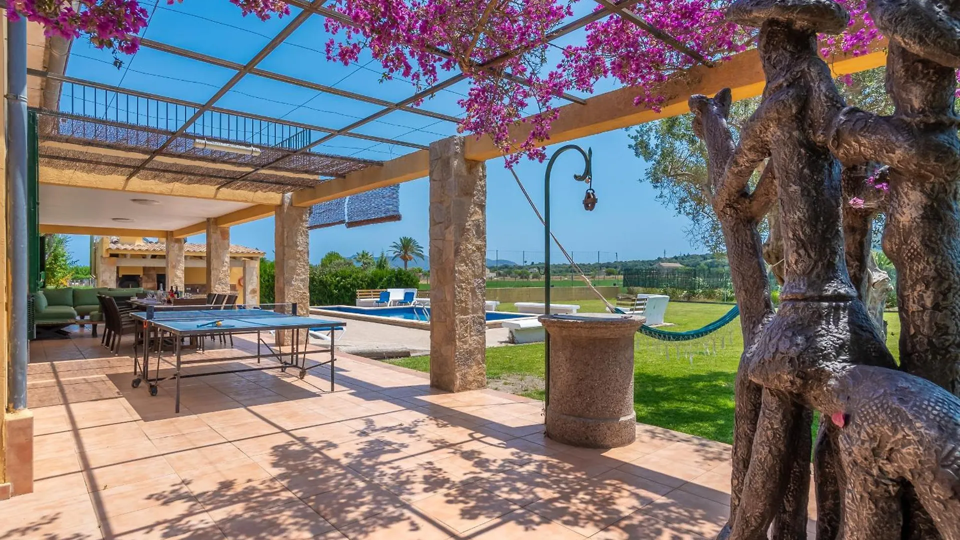 Nyaraló Villa Can Patriarca, For 8 With Pool, Garden And Mountain Views Alcudia
